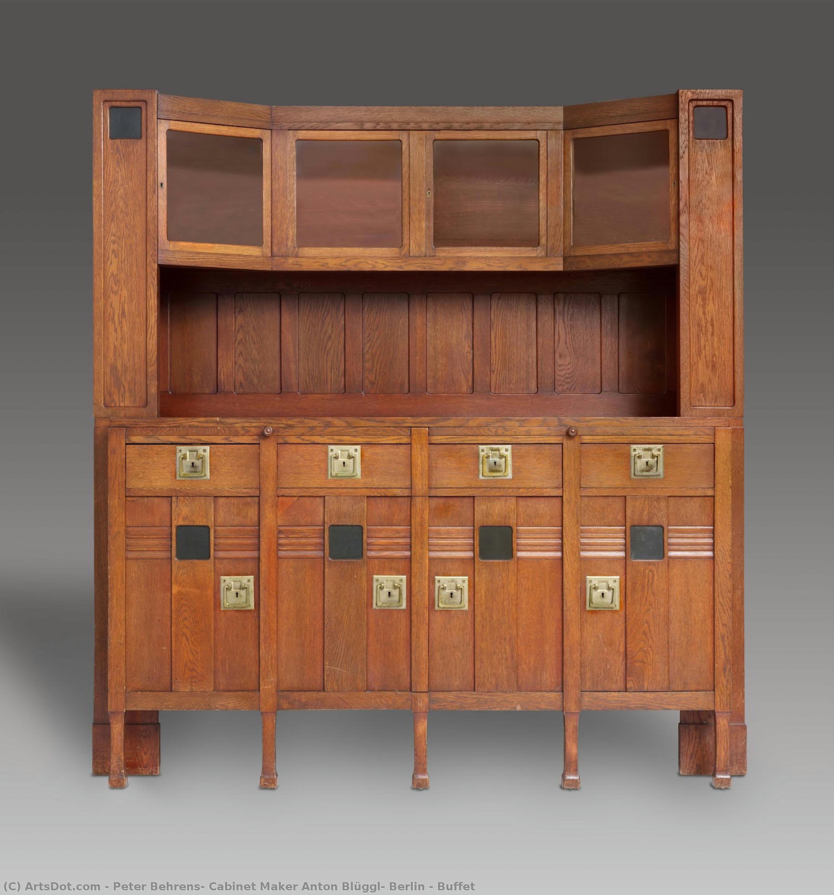 Buffet — Peter Behrens, Cabinet Maker Anton Blüggl, Berlin