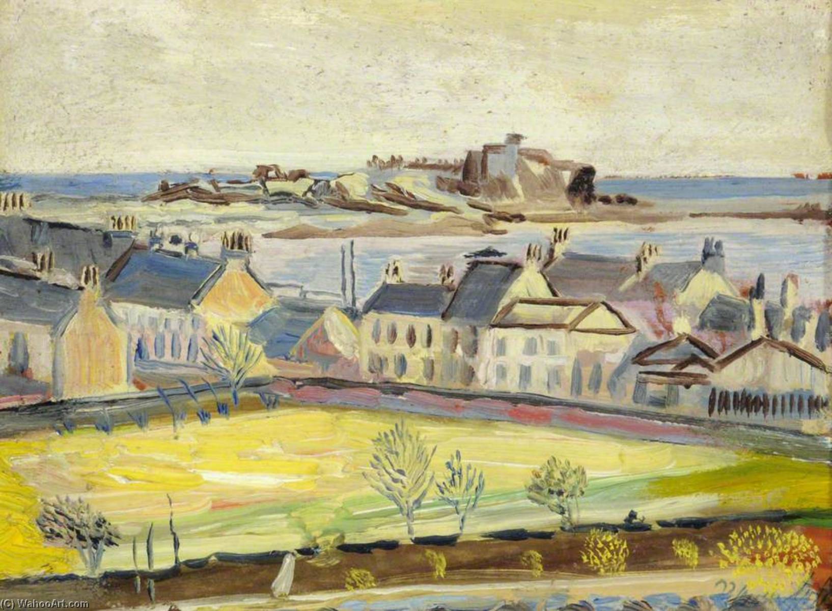 First Tower And Elizabeth Castle — Francis Ferdinand Maurice Cook