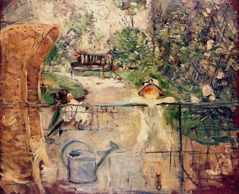 Little Girls In The Garden — Berthe Morisot