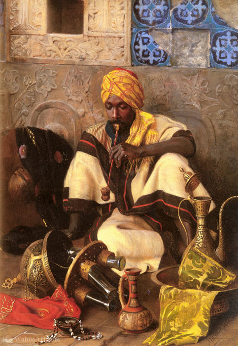 The Arab Smoker — Jean Discart