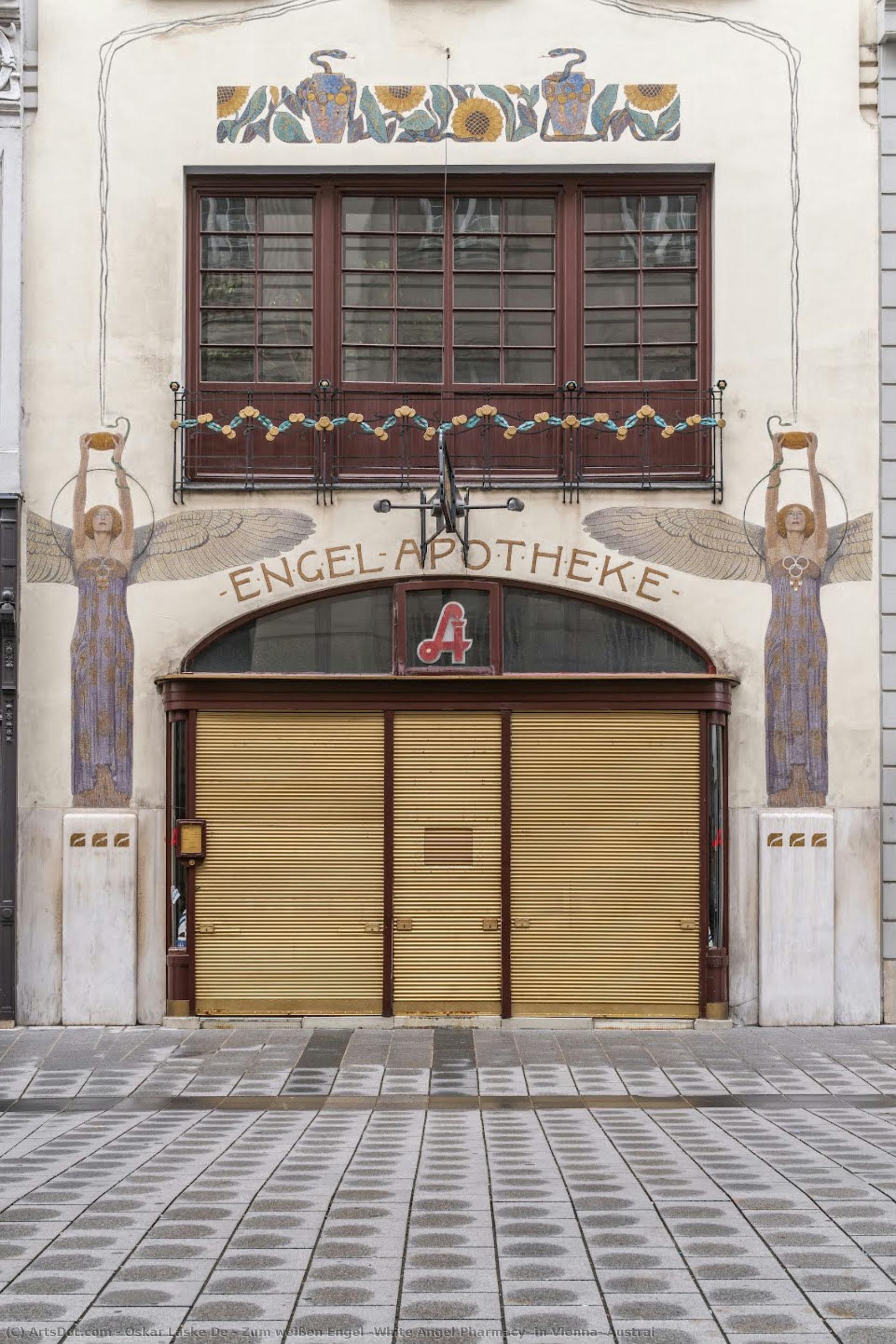 Zum Weißen Engel (white Angel Pharmacy) In Vienna, Austrai — Oskar Laske De