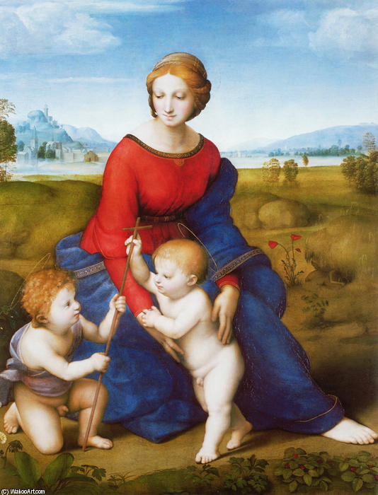 La Anunciación Del Bosque (también Conocida Como Madonna Del Prato) — Rafael