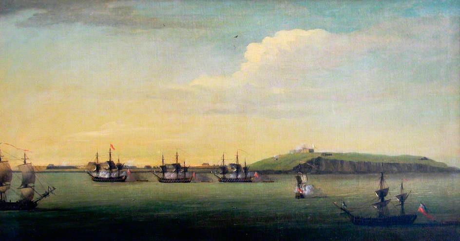 The British Attack On Gorée, 29 November 1758 — Richard Paton