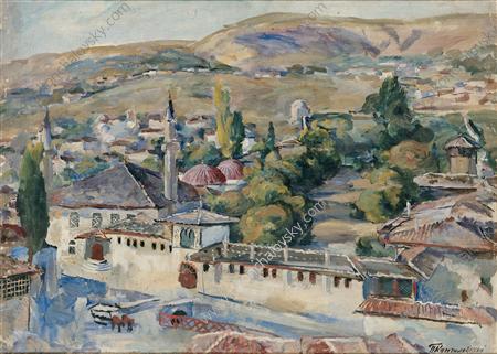 Bakhchisarai. Common View. — Pyotr Konchalovsky