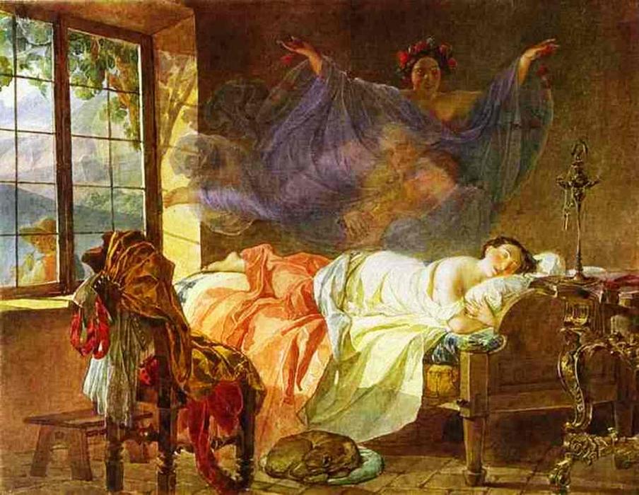 A Dream Of A Girl Before A Sunrise — Karl Pavlovich Brulloff