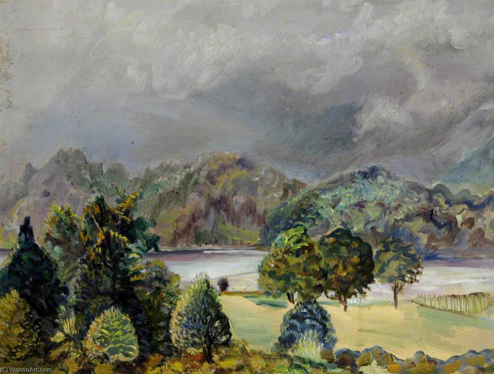 Mist In The Trossachs — Francis Ferdinand Maurice Cook