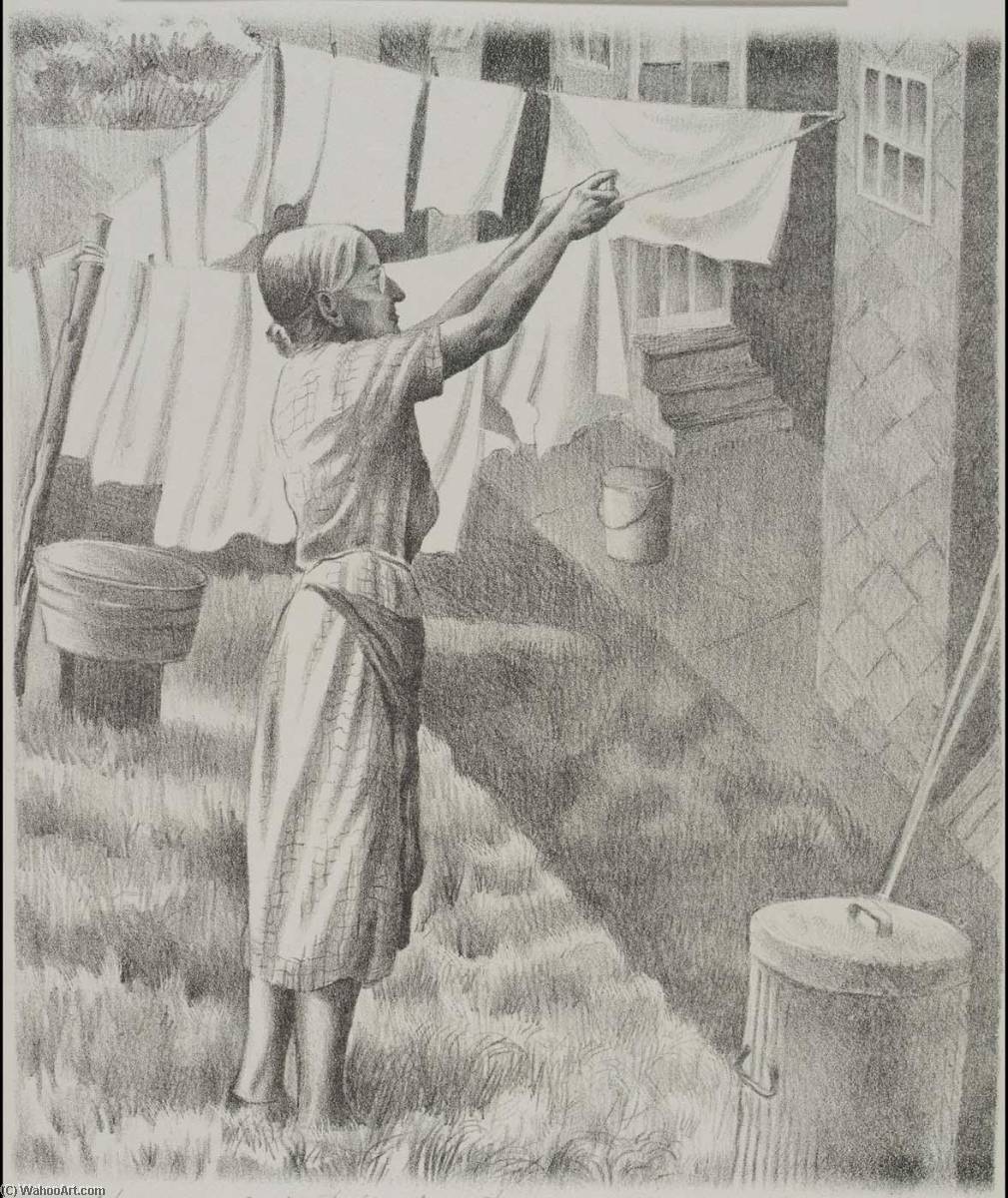 Hanging Out The Wash — Harry Brodsky