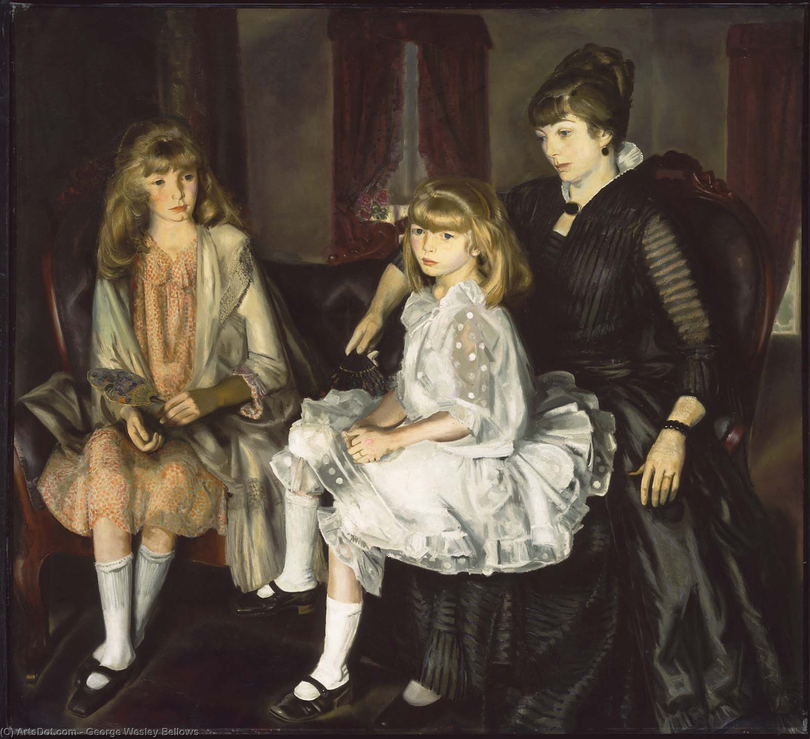 Emma And Her Children — George Wesley Bellows
