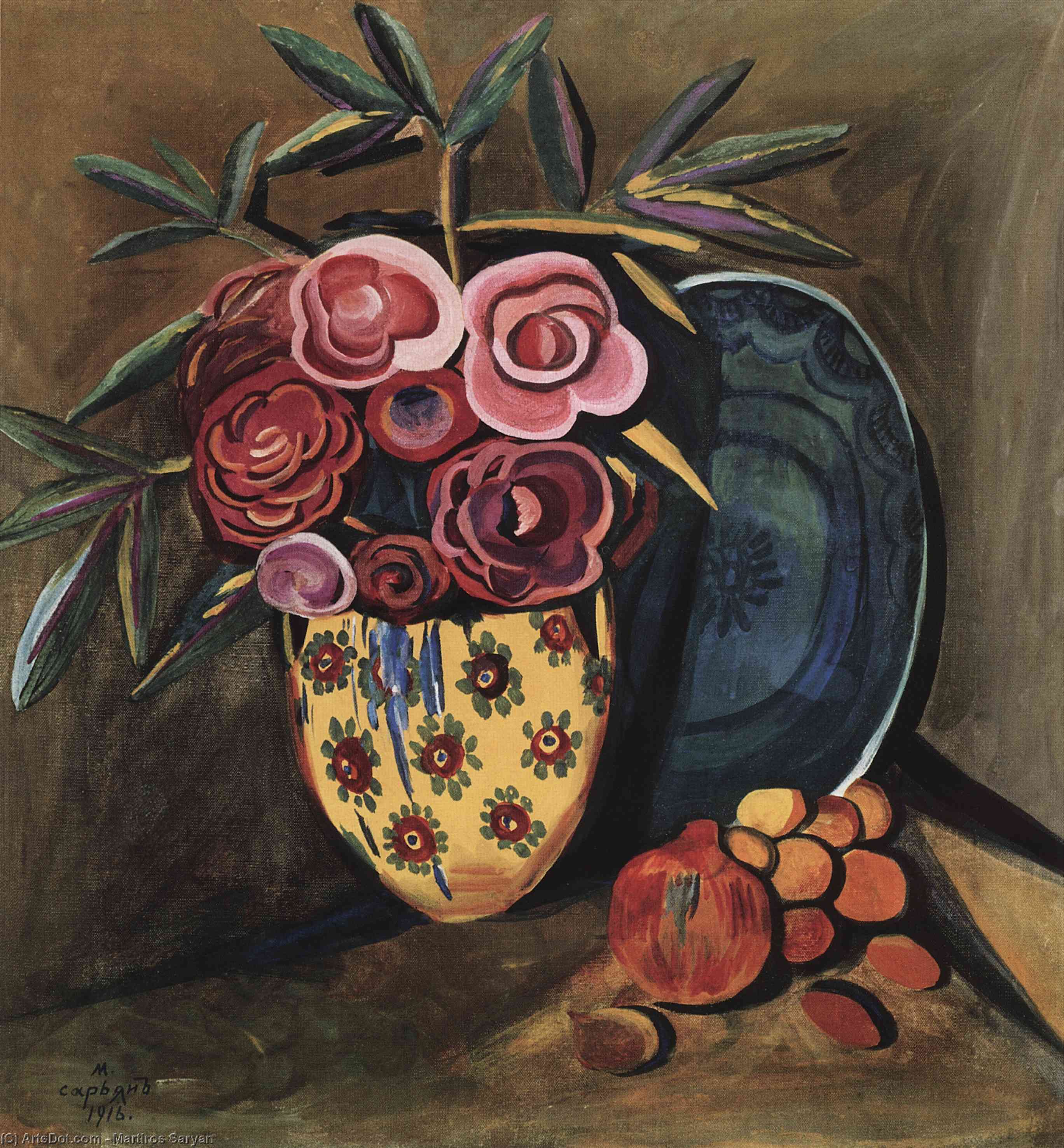 Peonies — Martiros Saryan