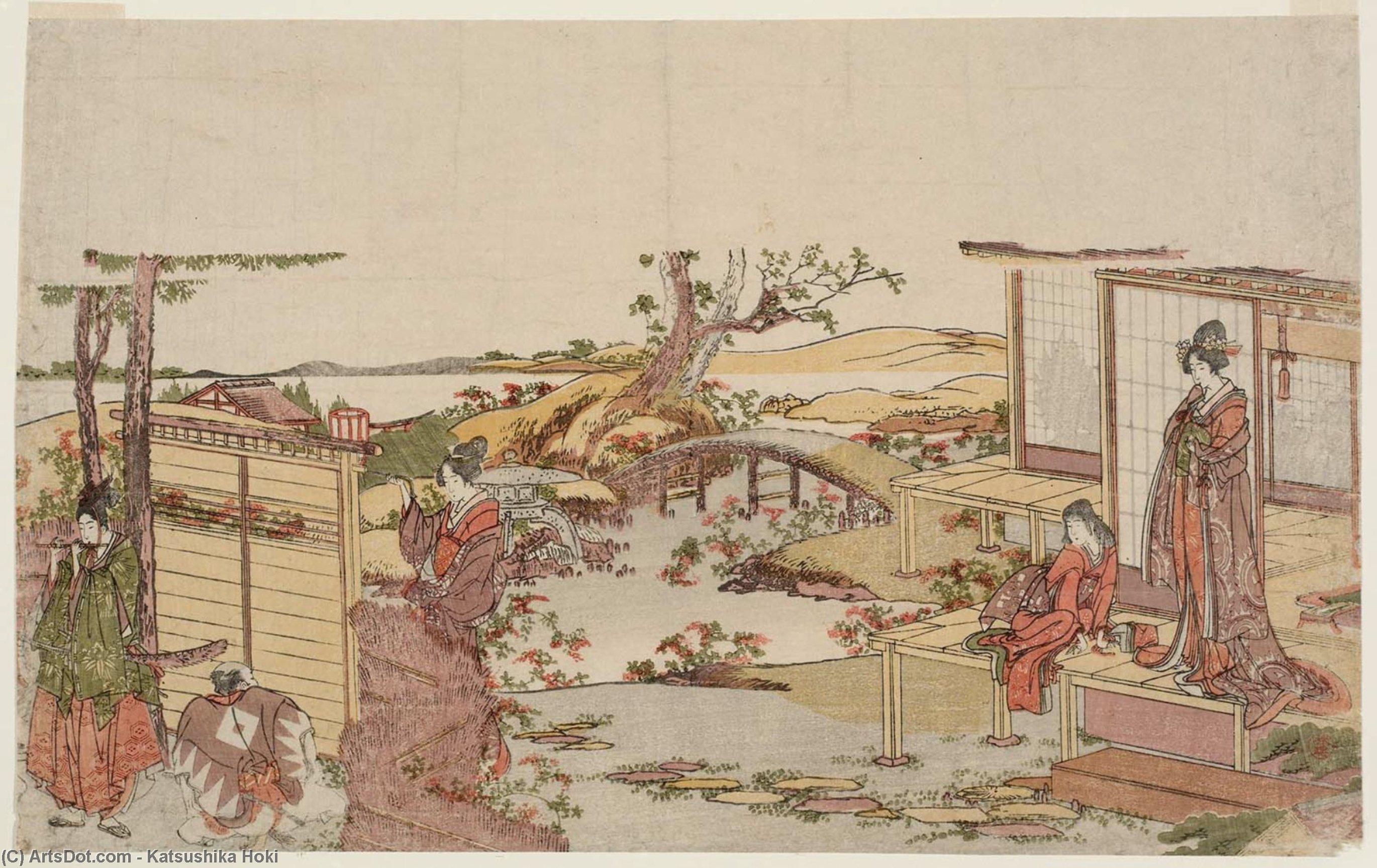 A Modern Version Of Ushiwakamaru — Katsushika Hokusai
