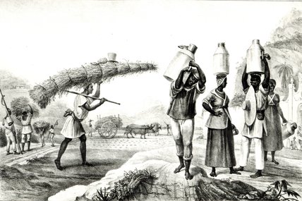 Milk And Capim Vendors — Jean-baptiste Debret