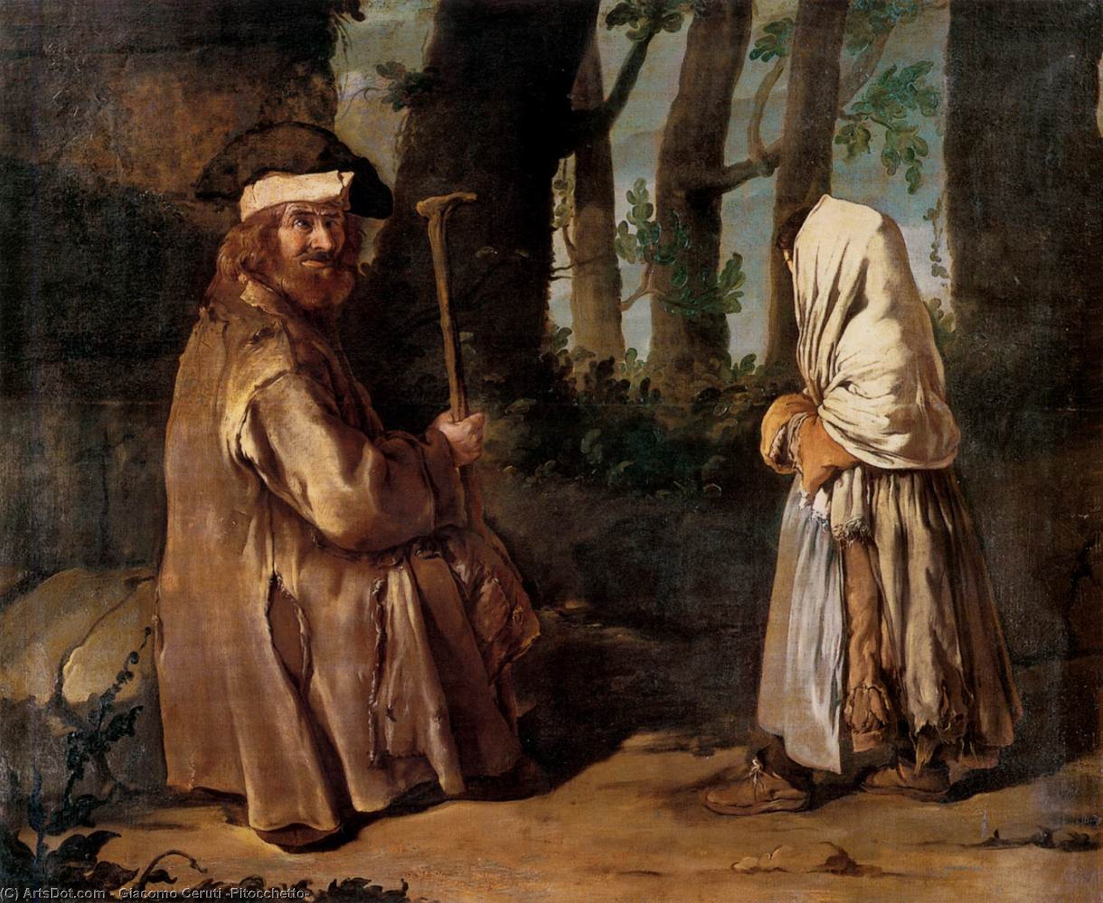 Encounter In The Wood — Đakomo Ceruti (pitoko)