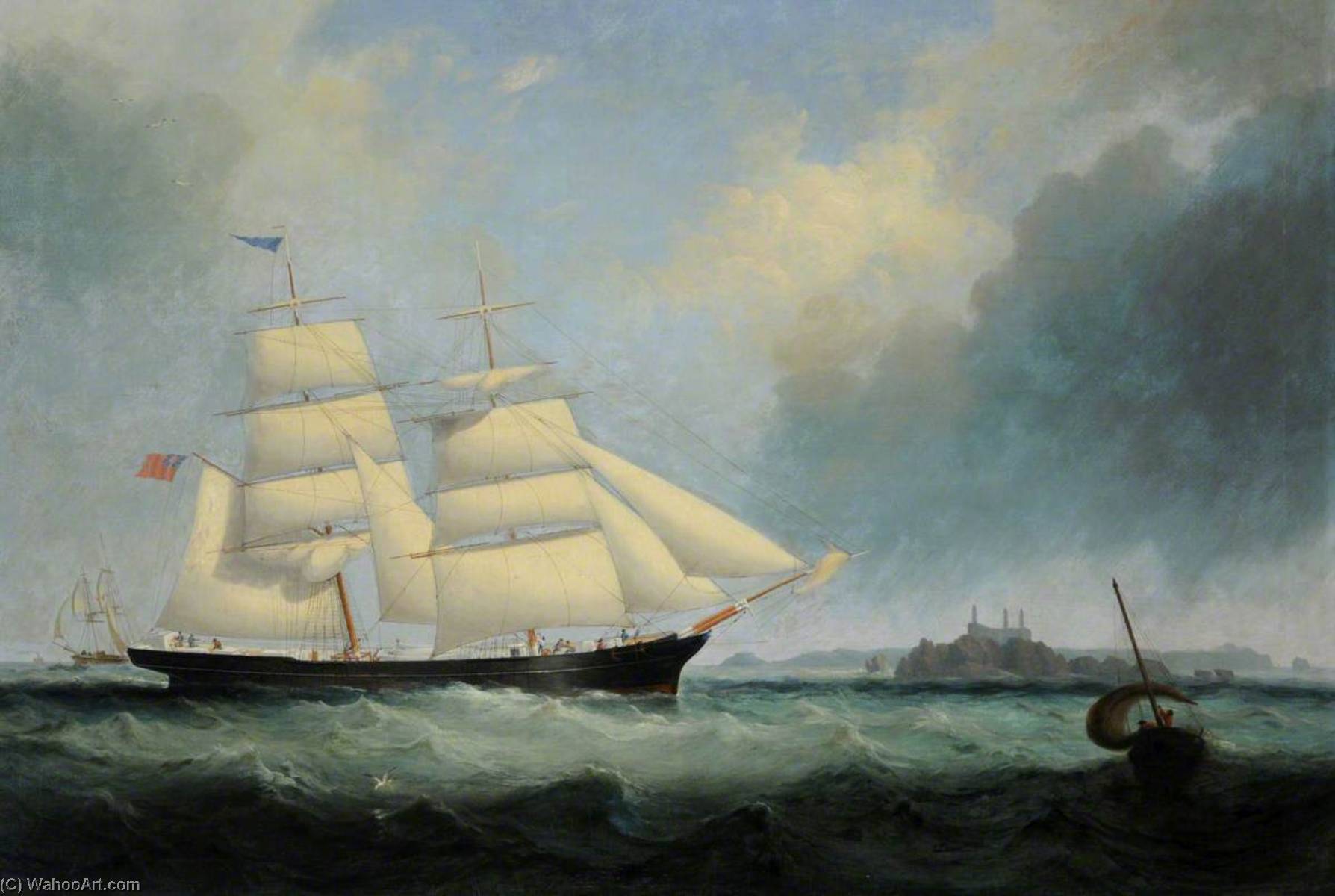 The 'francis John' Passing The Casquets — Philip John Ouless