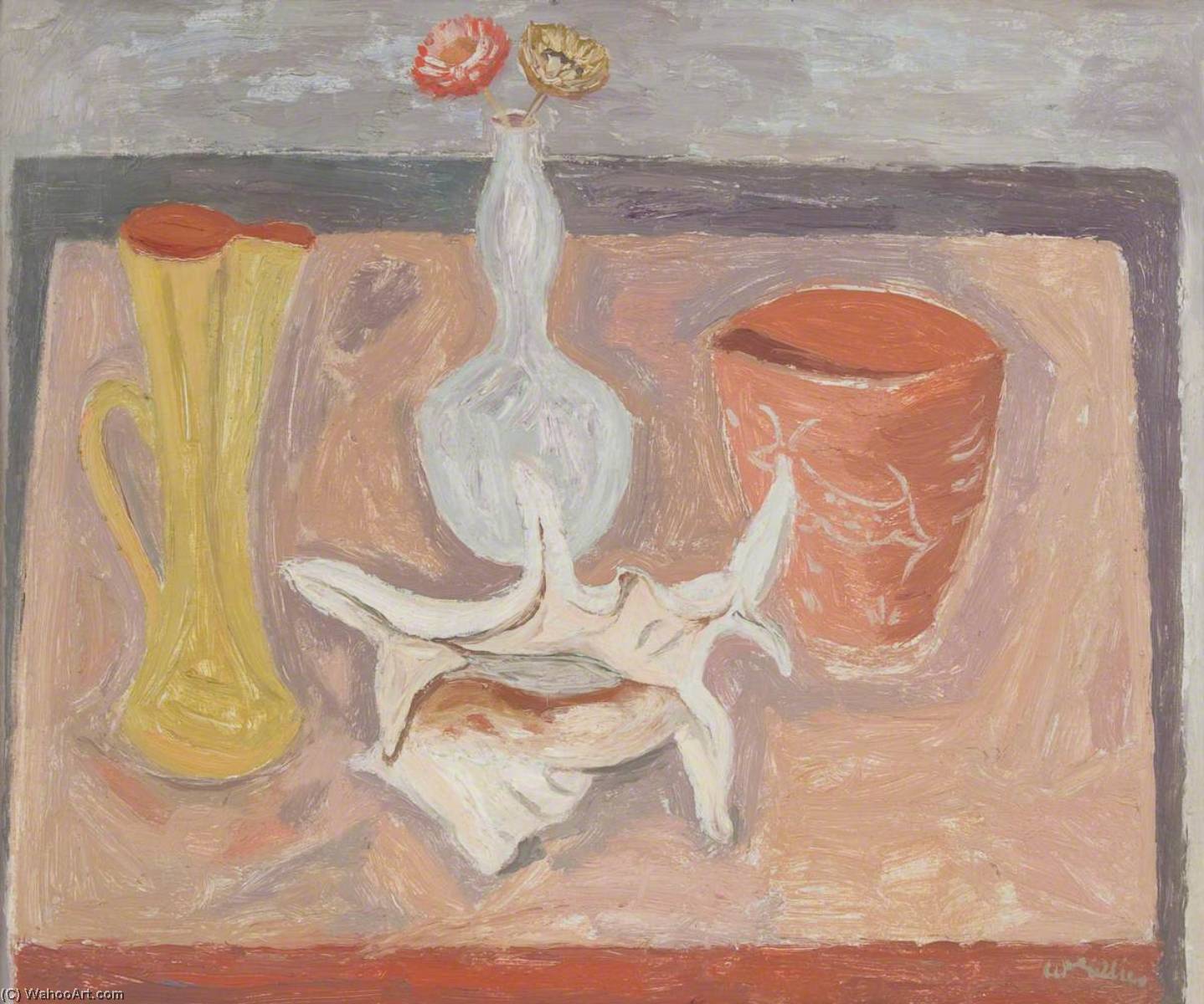 Still Life With Shell — Sir William George Gillies