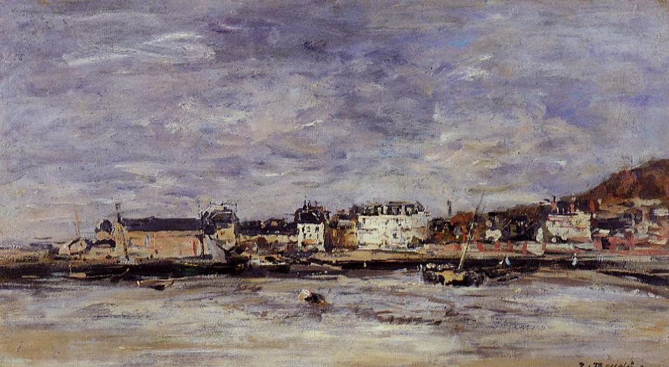 Trouville, The Port — Eugène Louis Boudin
