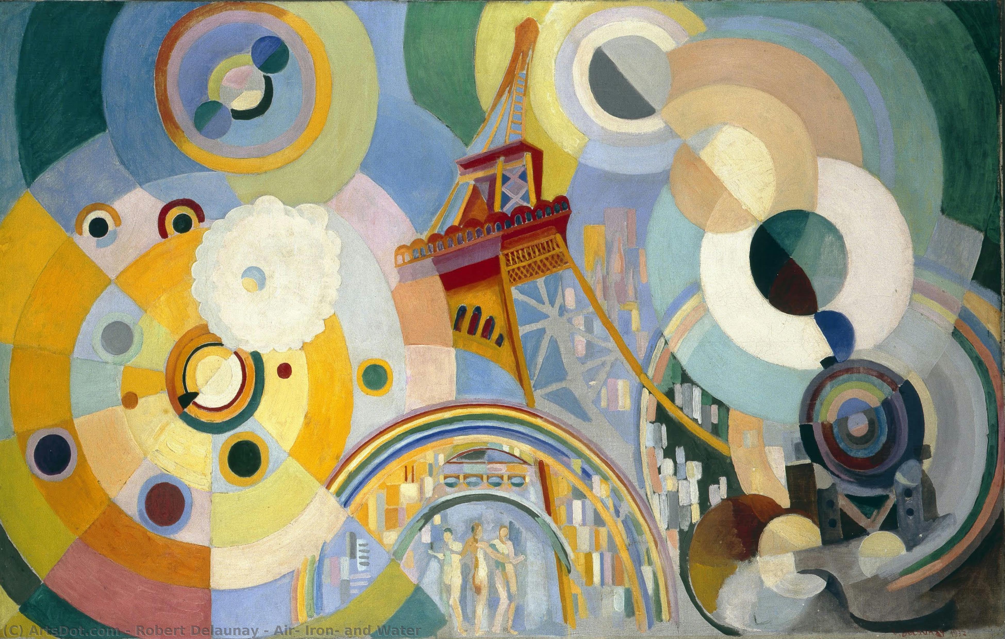 Air, Iron, And Water — Robert Delaunay