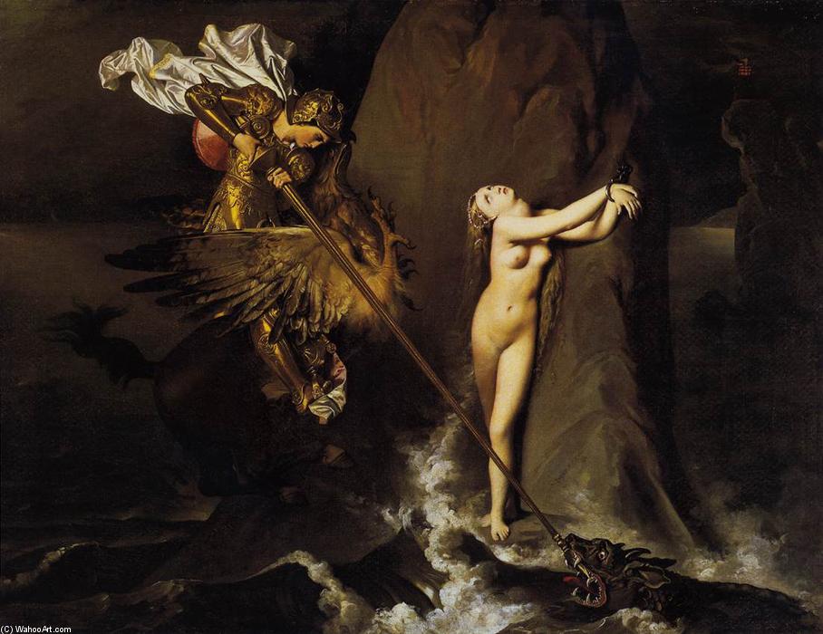 Roger Freeing Angelica — Jean-auguste-dominique Ingres