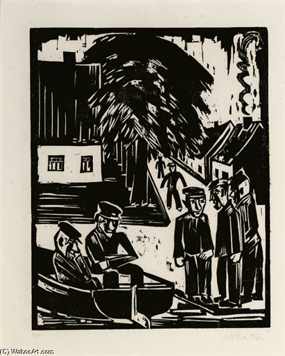 Fischer Am Ufer — Hermann Max Pechstein