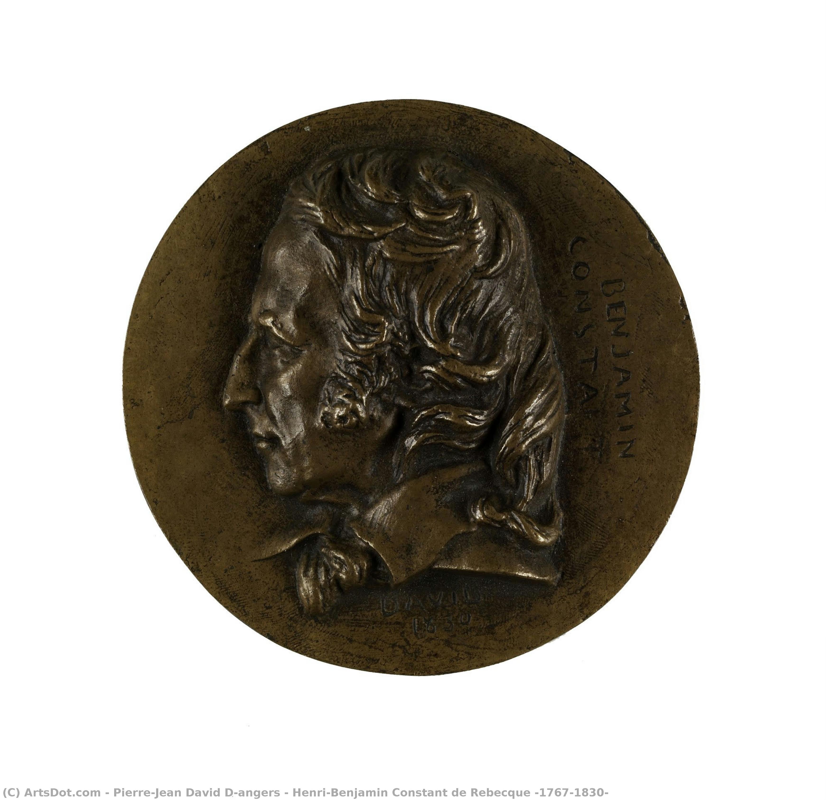 Henri-benjamin Constant De Rebecque (1767-1830) — Pierre-jean David D’angers