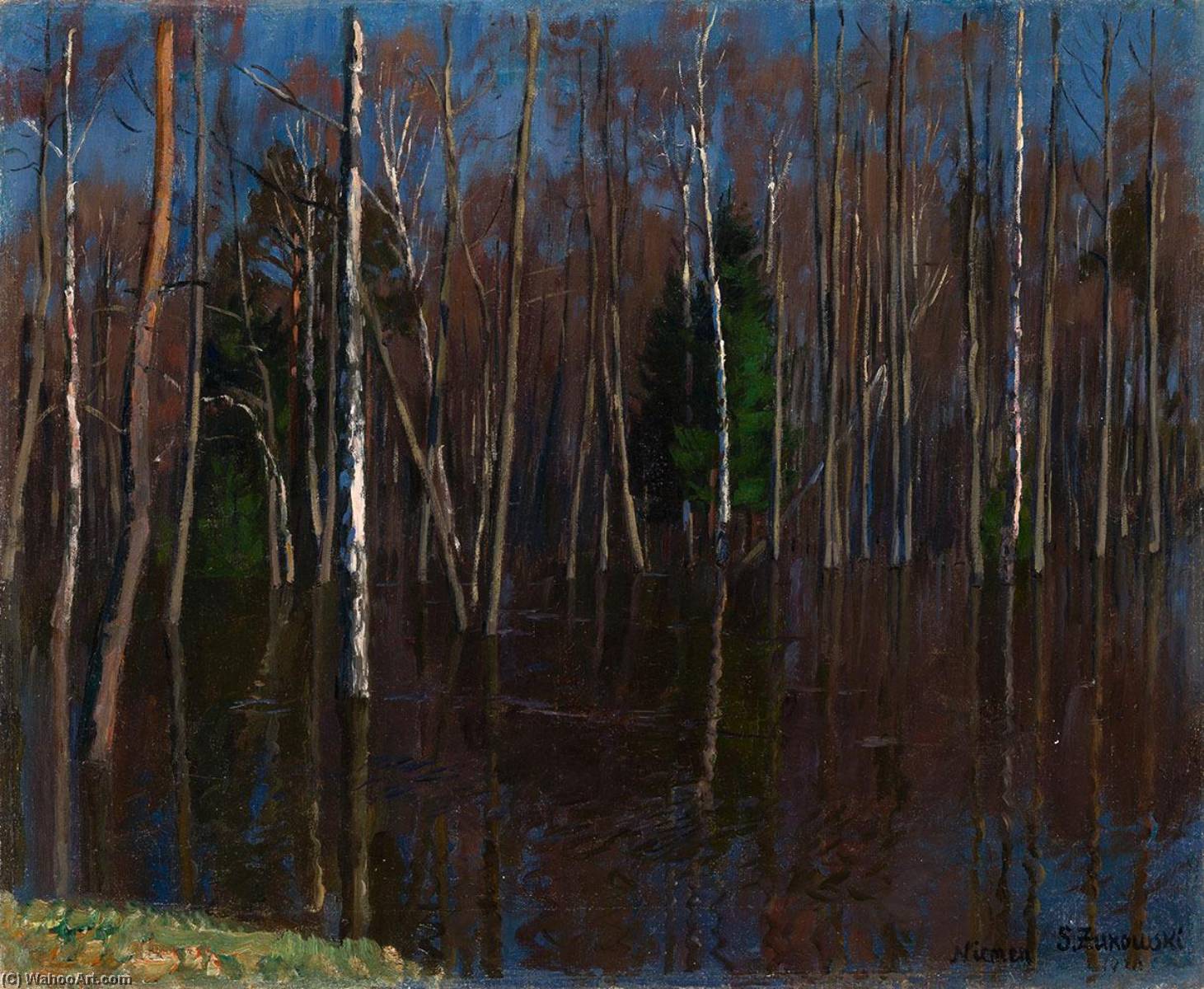 Flooding Of The Neiman River — Stanislav Zhukovsky