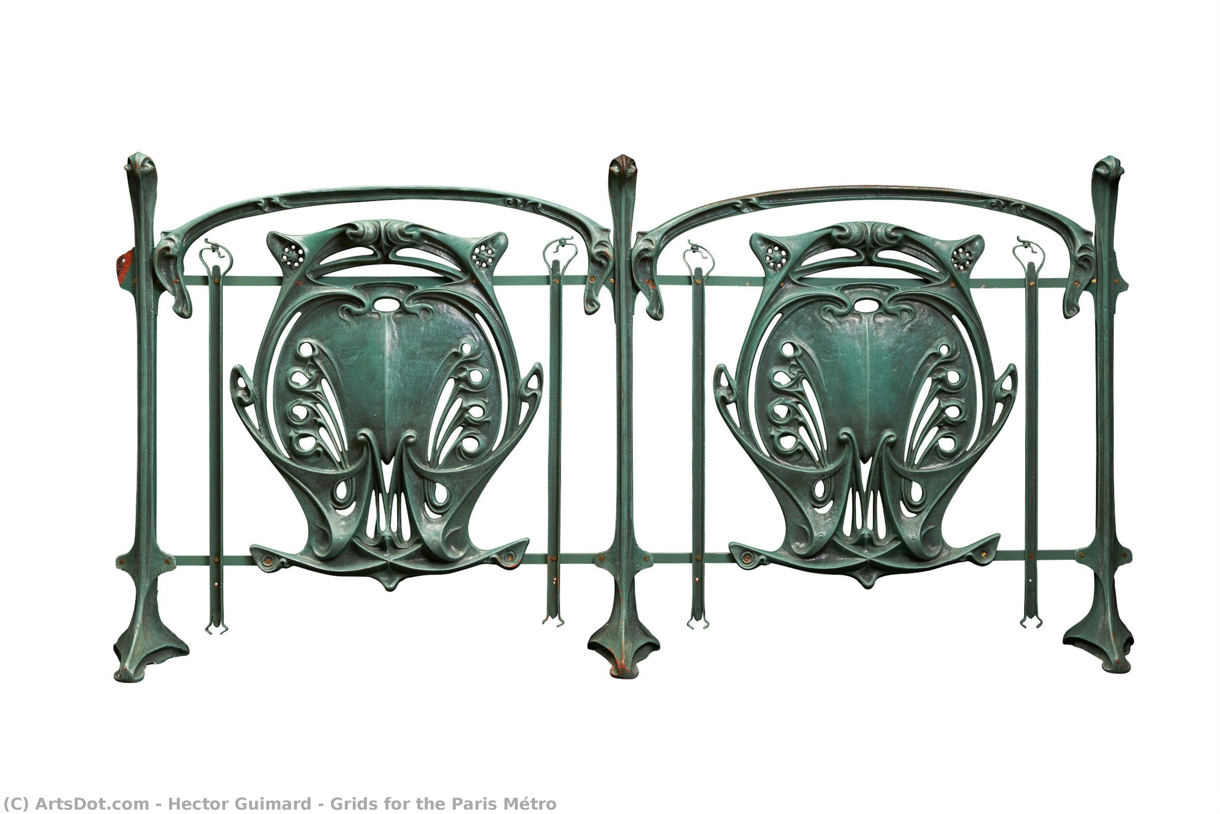 Grids For The Paris Métro — Hector Guimard