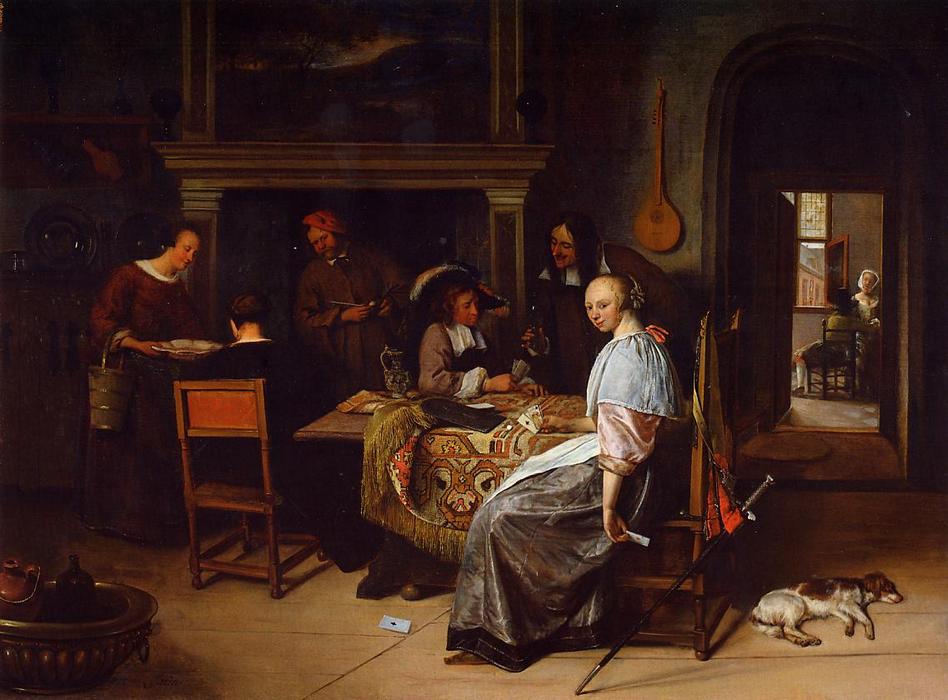 The Cardplayers — Jan Havickszoon Steen