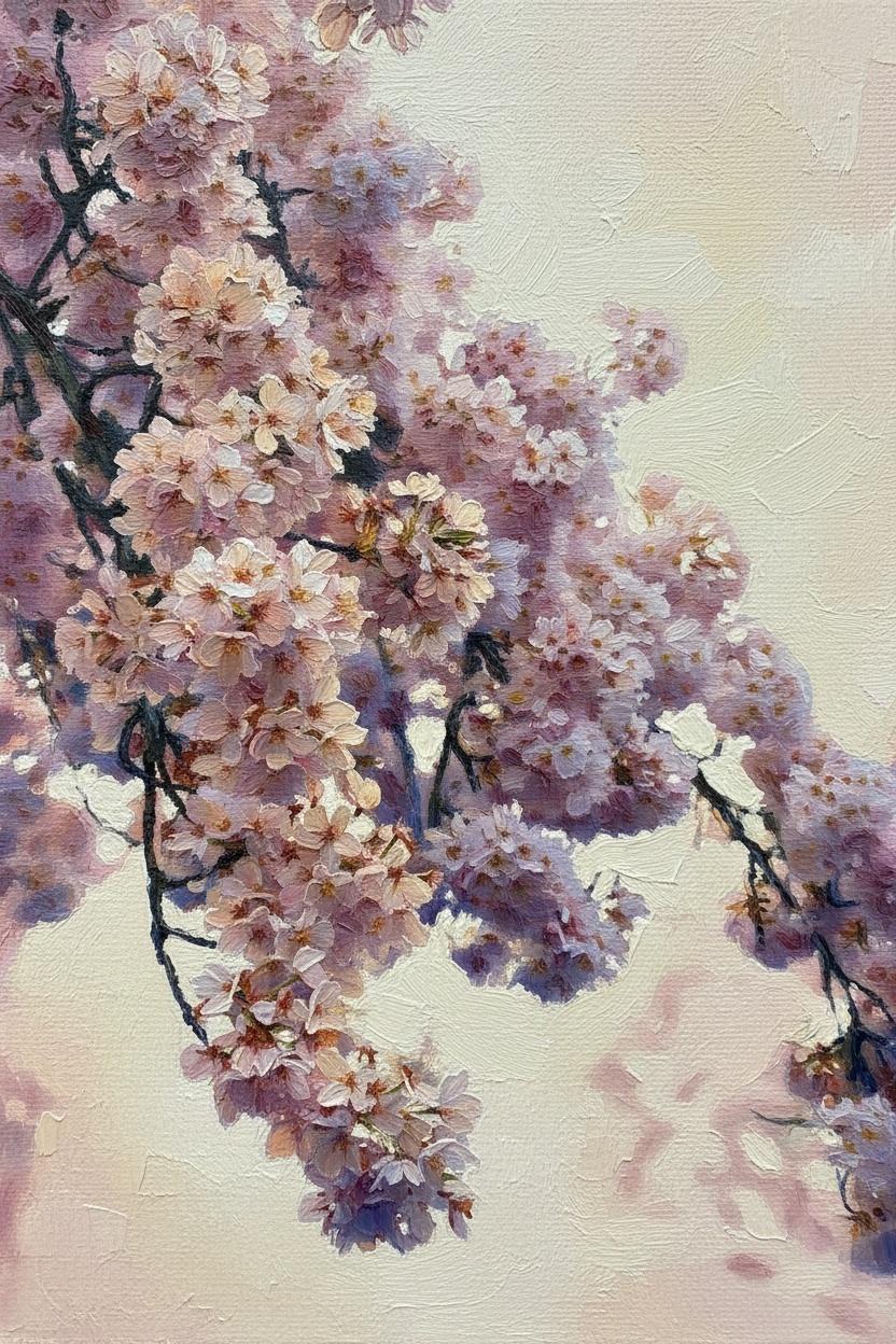 Vergängliche Strahlkraft: Eine Studie Der Sakura-blüte — Pauline Caron