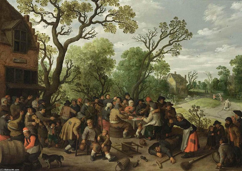 Village Scene_2 — Joost Cornelisz Droochsloot