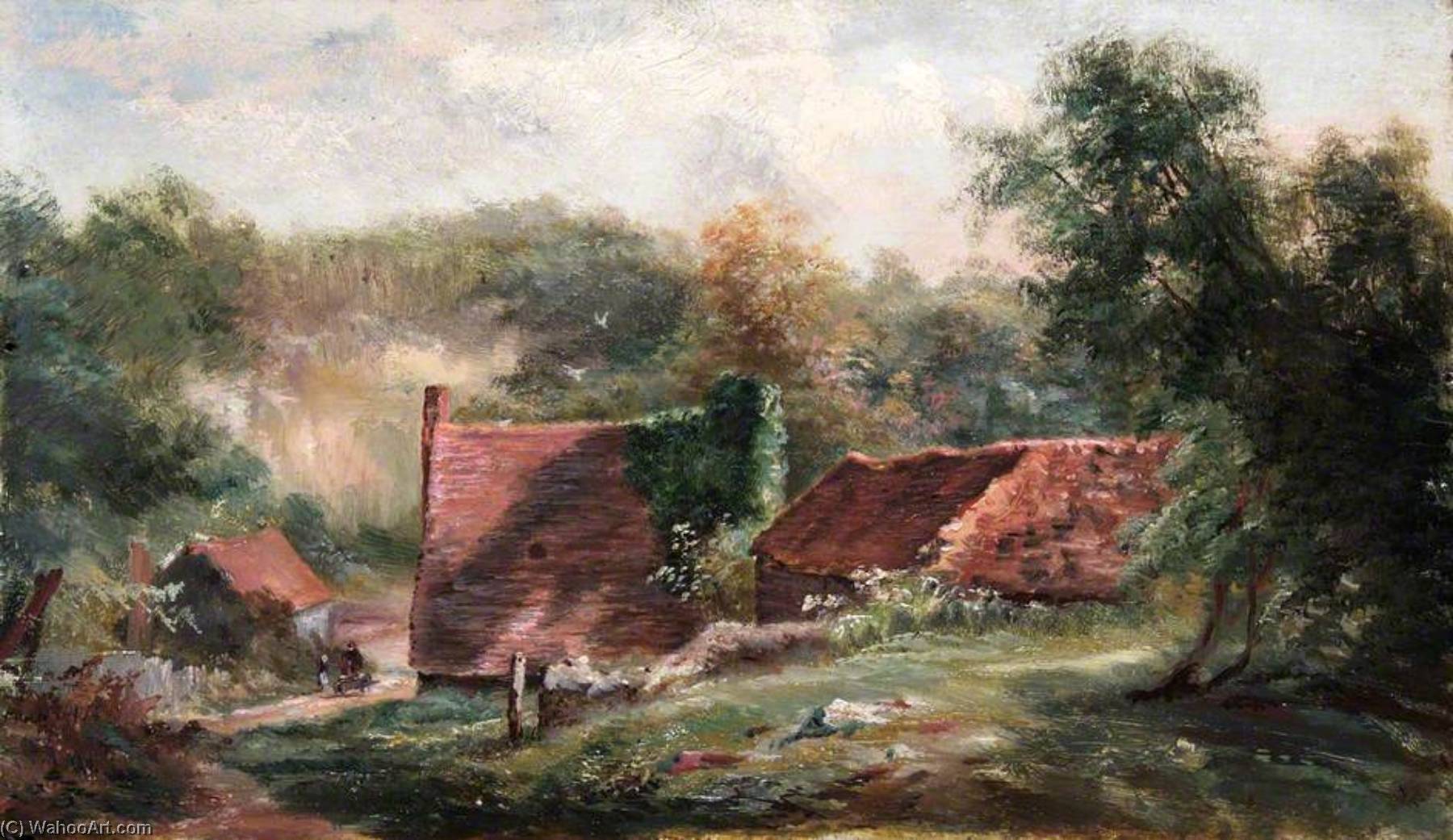 At The Foot Of Addington Hills, Croydon, Surrey — Walter William Acock