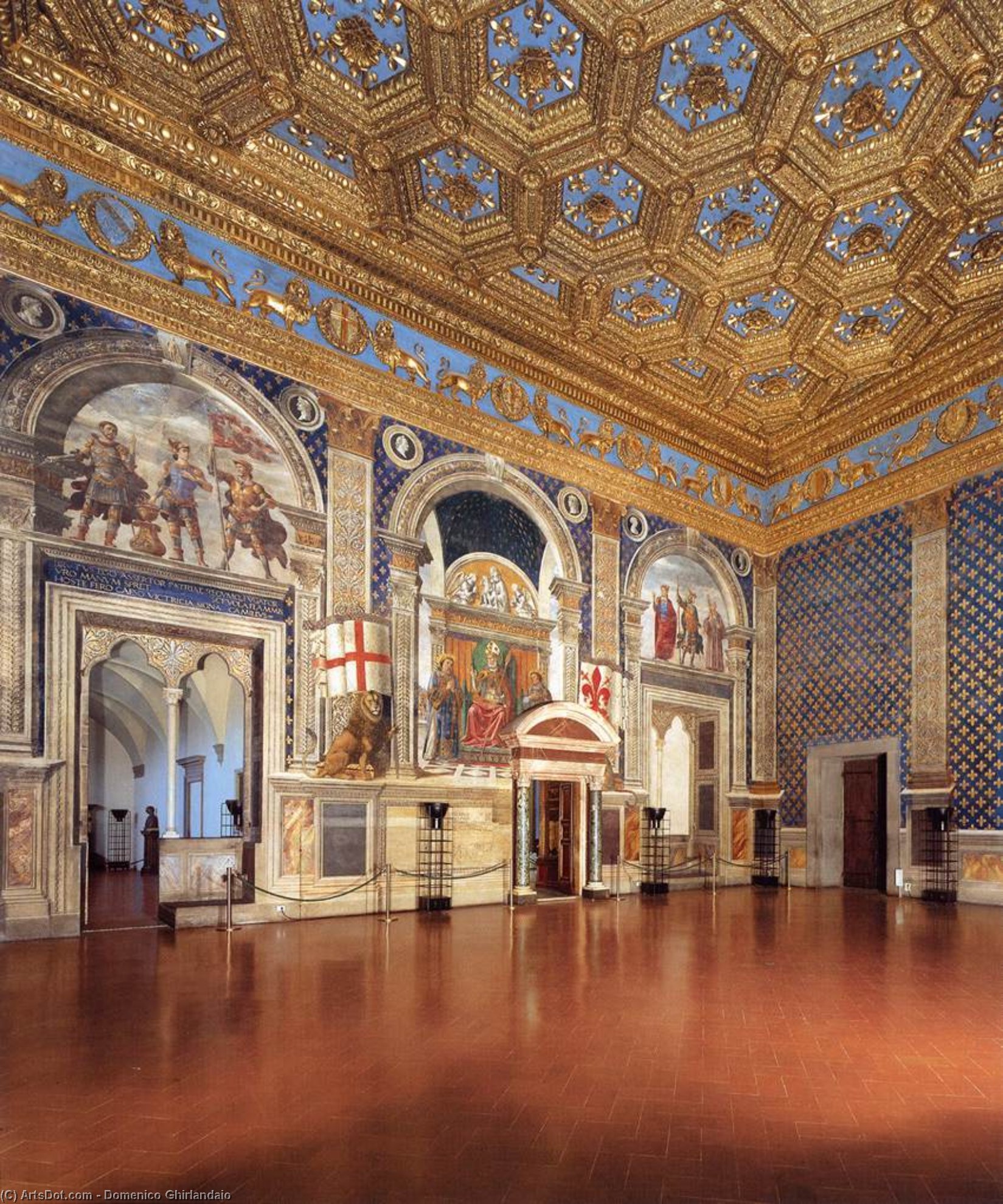 View Of The Sala Del Gigli — Domeniko Đirlandajo