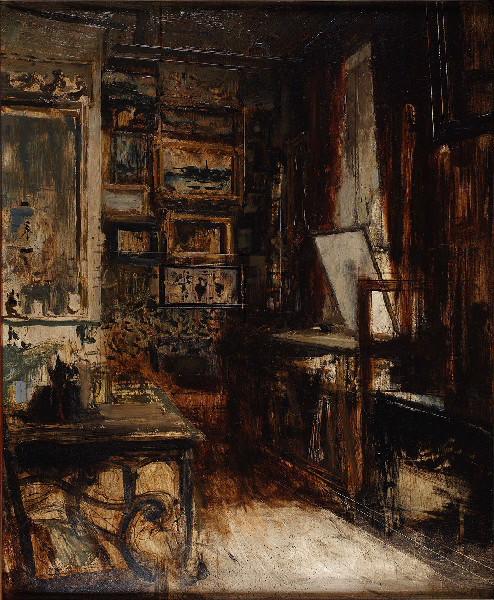 Coin D'atelier Au 71 Bd De Clichy L'atelier Du Graveur — Buhot Félix Hilaire