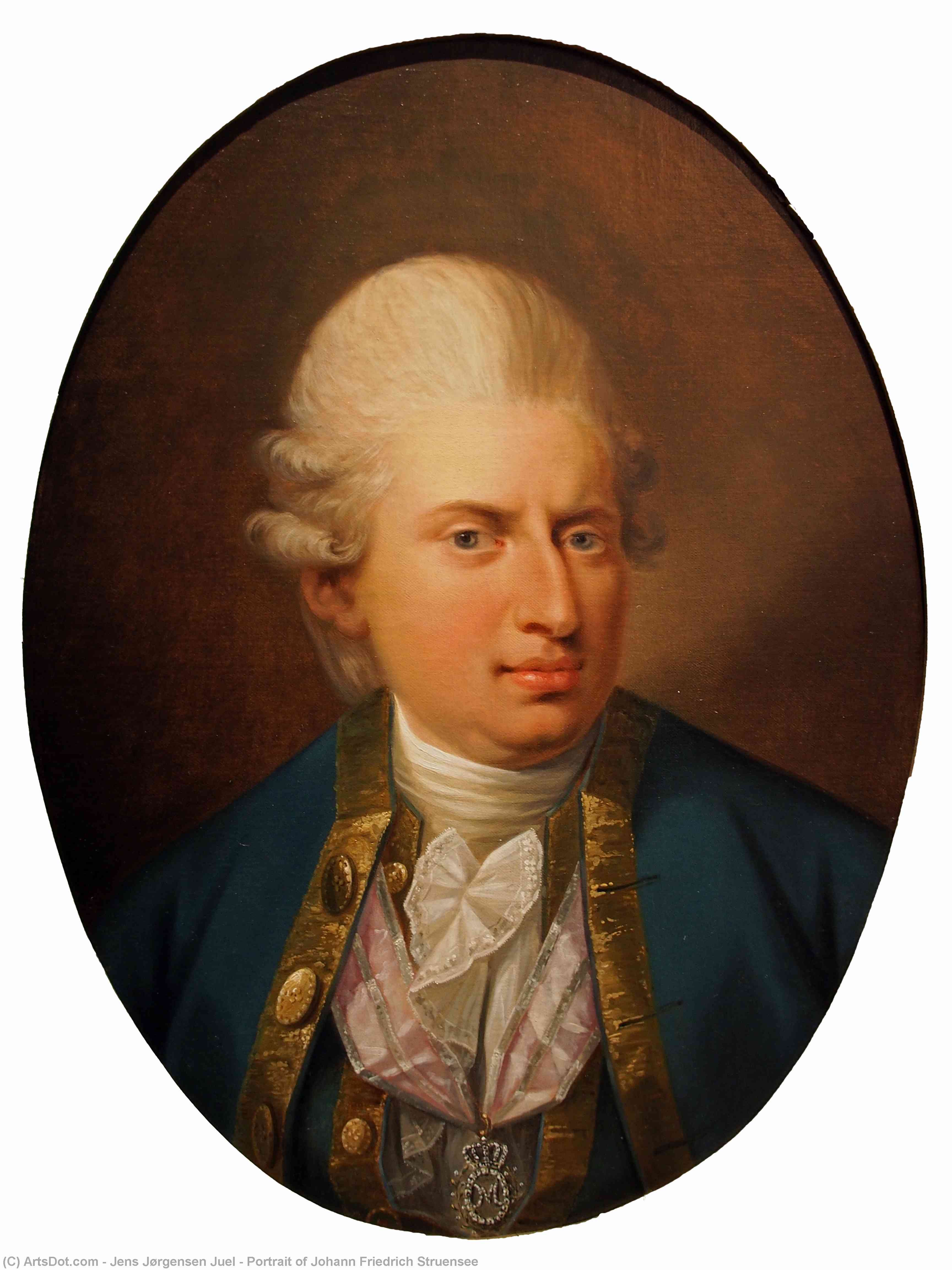 Portrait Of Johann Friedrich Struensee — Jens Juel