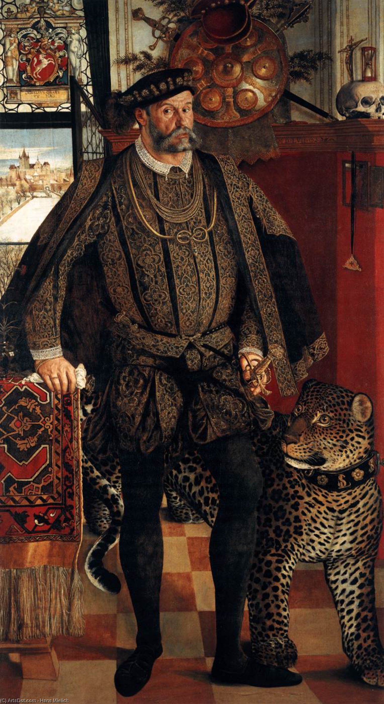 Portrait Of Ladislaus Von Fraunberg, Count Of Haag — Hans Mielich