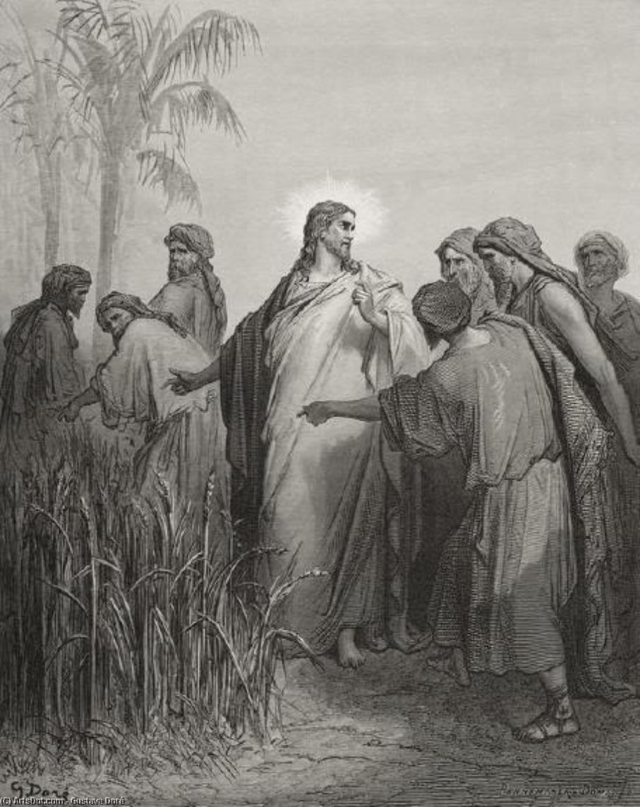 Jesus And His Disciples In The Corn Field — Paul Gustave Doré