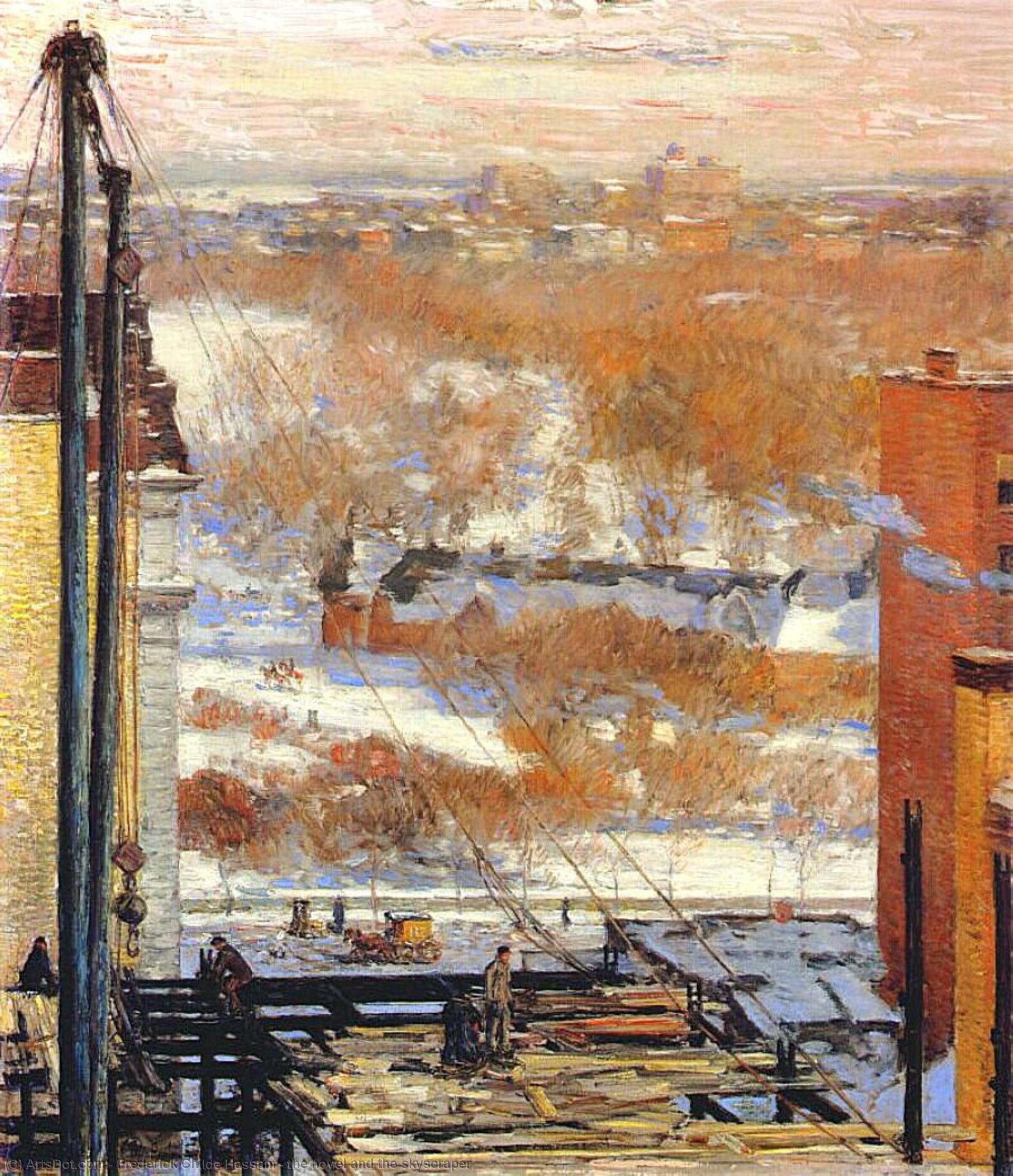 The Hovel And The Skyscraper — Frederick Childe Hassam