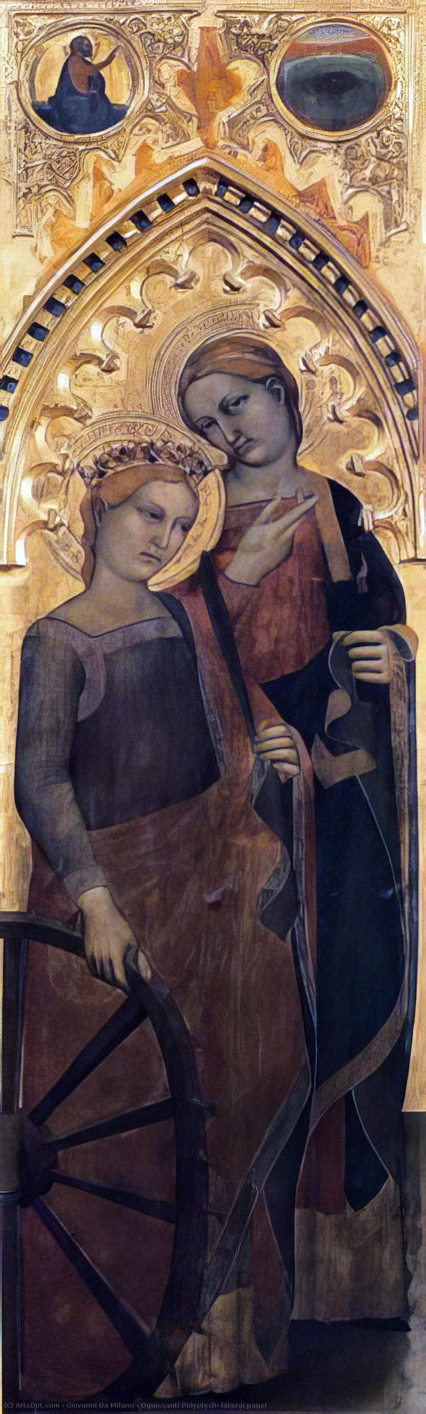 Ognissanti-polyptychon: Seitenflügel — Giovanni Da Milano