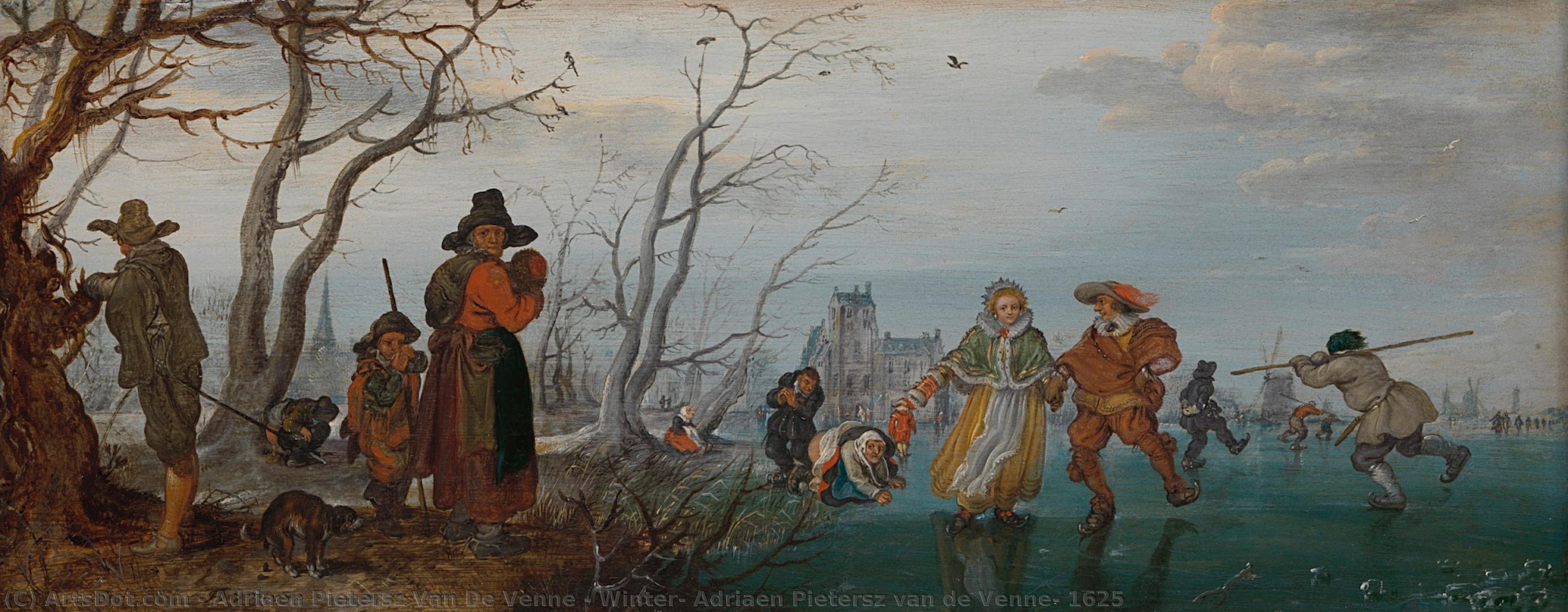 Winter, Adriaen Pietersz Van De Venne, 1625 — Adriaen Pietersz. Van De Venne