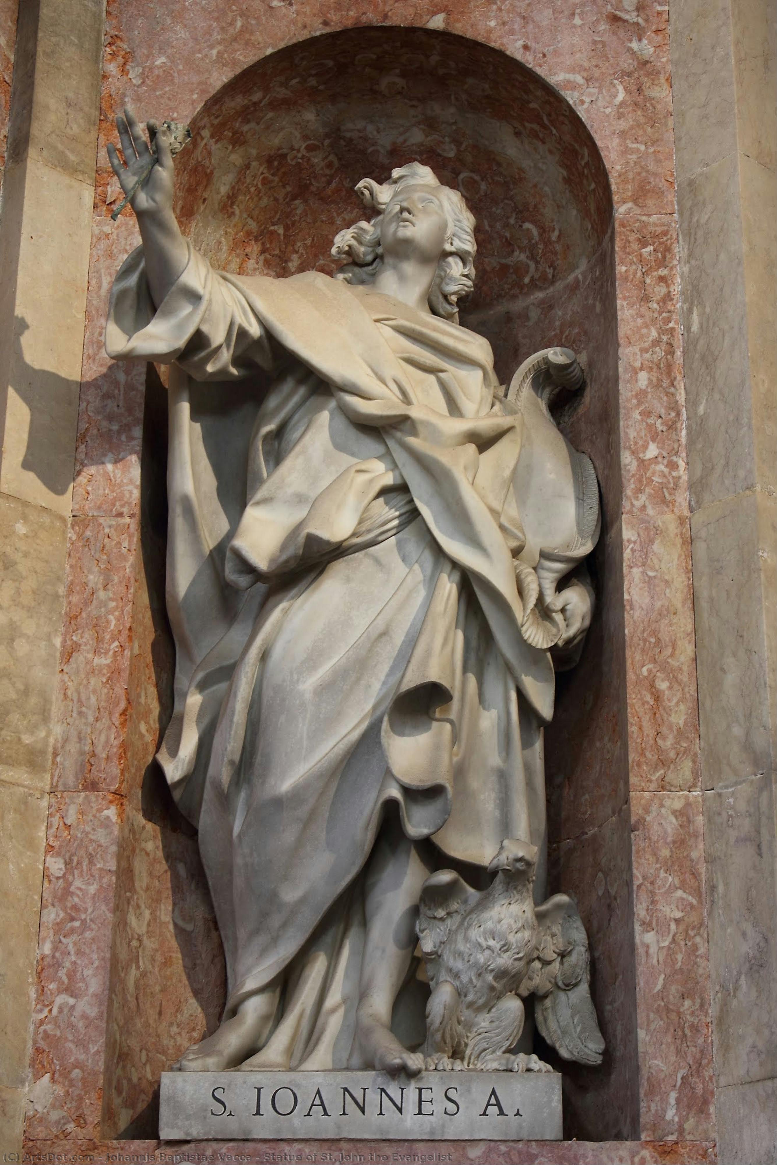 Statue Des Heiligen Johannes Evangelisten — Giovanni Battista Vaccà