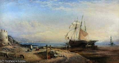 Low Tide Tynemouth — Thomas Sewell Robins