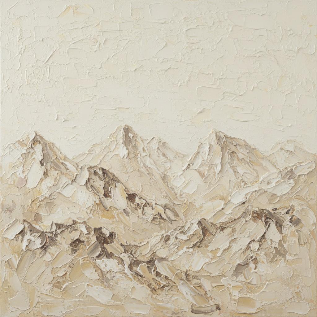 Monolithic Silence: A Sculptural Study Of Ethereal Peaks And Timeless Earthly Textures — David Moreau