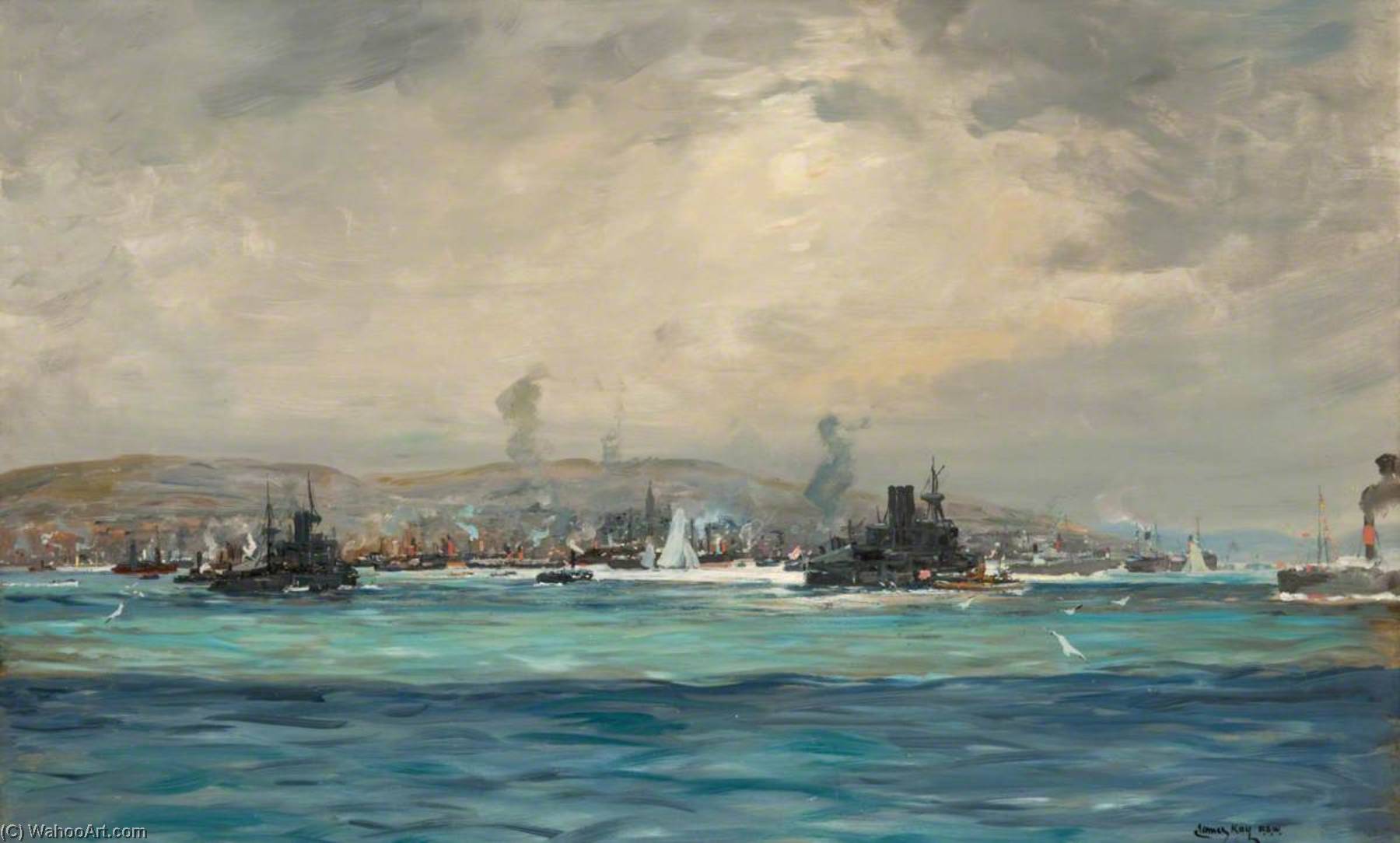 Shipping Pageant, Comet Centenary, Greenock — James Kay