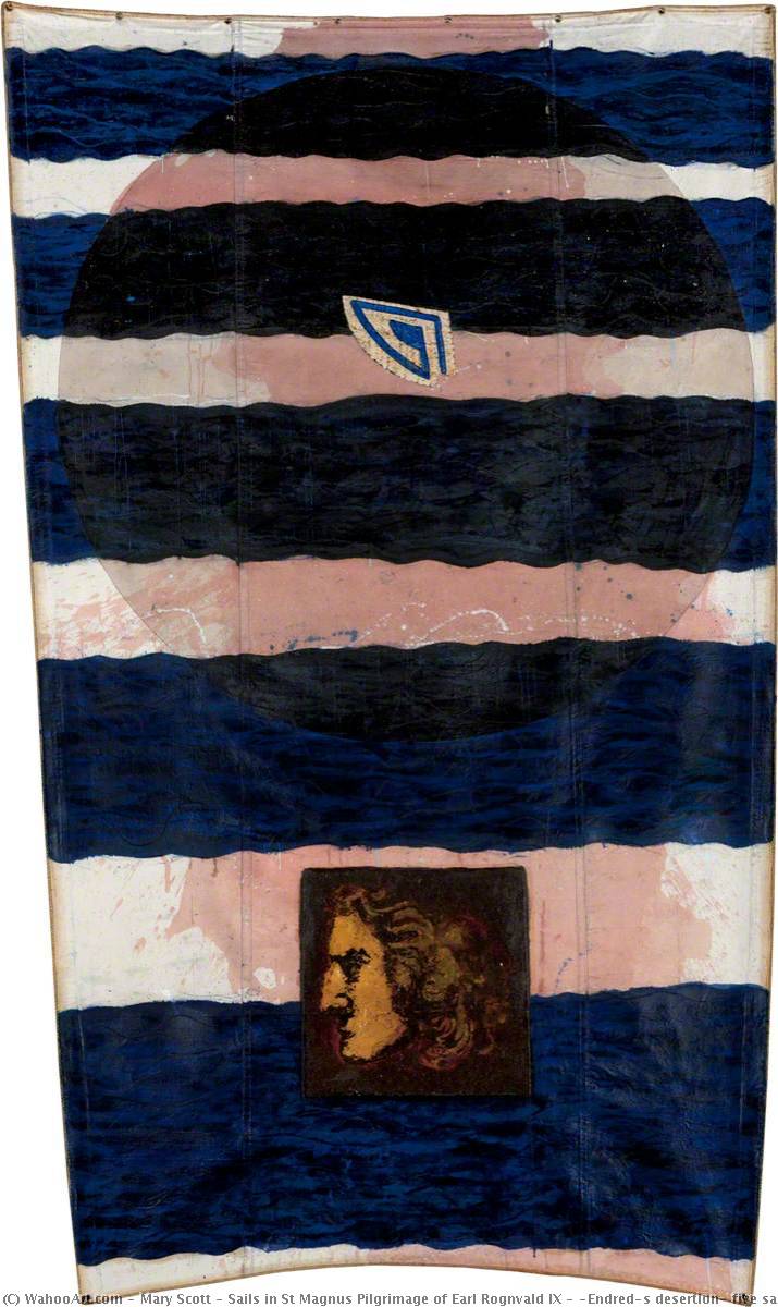 Sails In St Magnus Pilgrimage Of Earl Rognvald Ix – 'endred's Desertion, Five Sails Dwindling Eastward' — Mary Scott