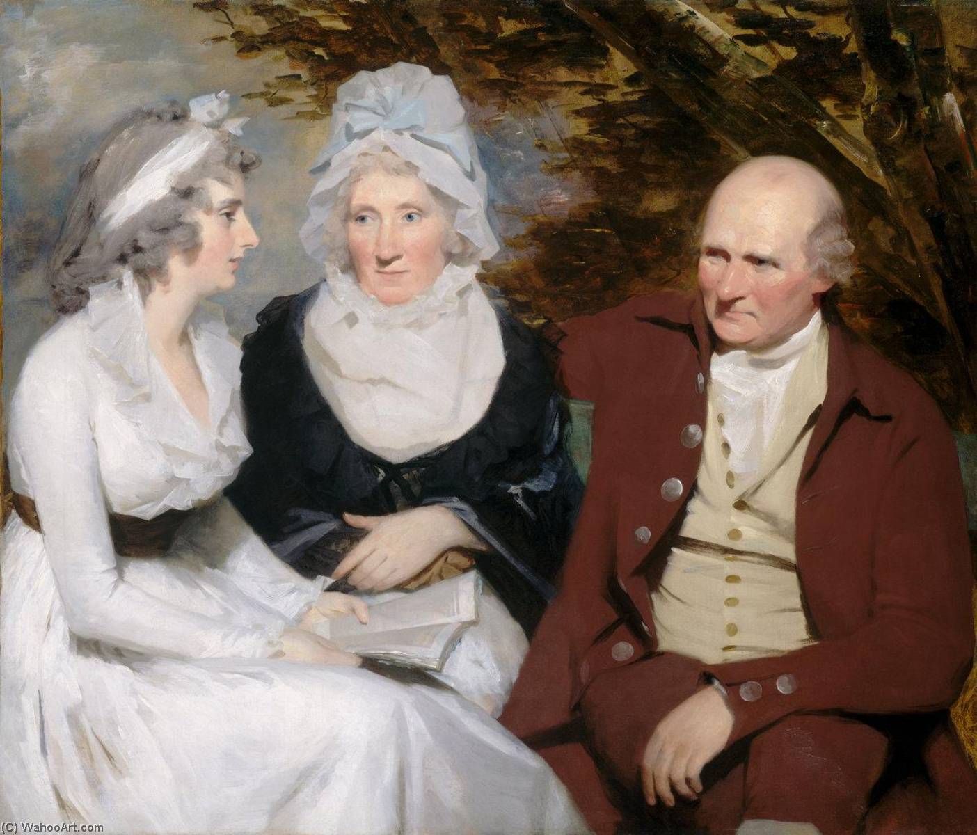 John And Betty Johnstone And Miss Wedderburn — Henry Raeburn