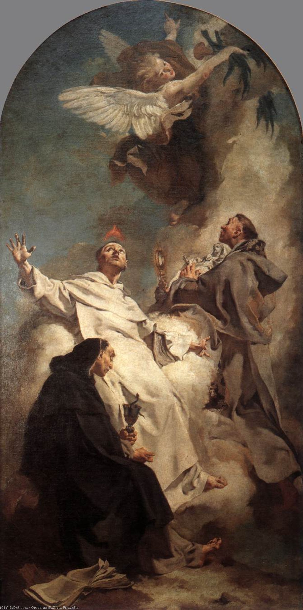 Three Dominican Saints — Giovanni Battista Piazzetta