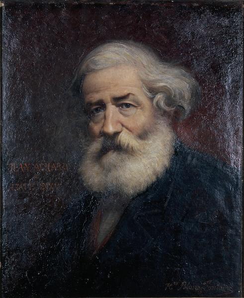 Portrait De Jean Achard, Peintre Paysagiste — Henri Blanc Fontaine
