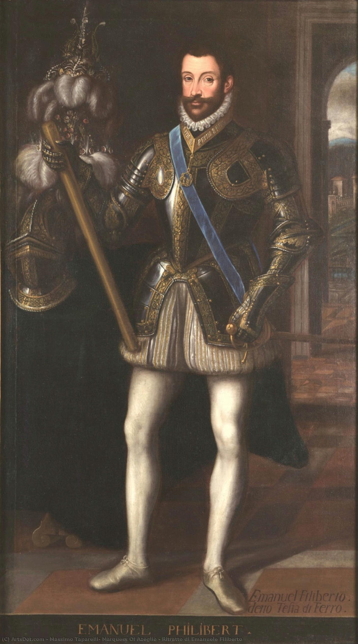 Retrato De Emanuele Filiberto — Massimo Taparelli D'azeglio