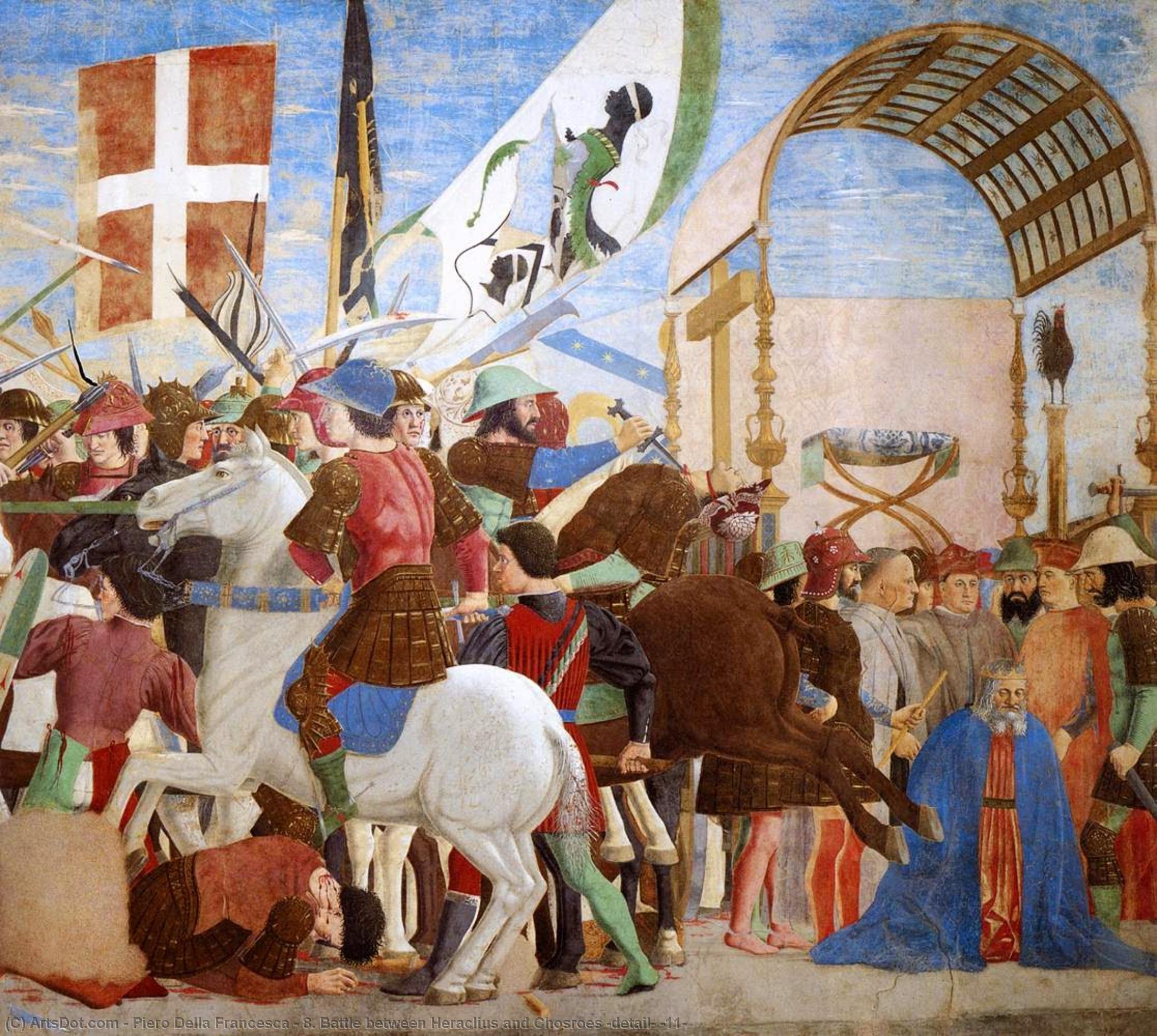 8. Battle Between Heraclius And Chosroes (detail) (11) — Piero Della Francesca