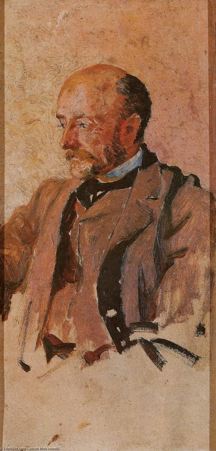 Portrait Of Piotr Dobrzanski — Jacek Malczewski