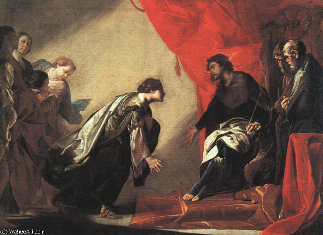 Esther And Ahaseurus — Bernardo Cavallino