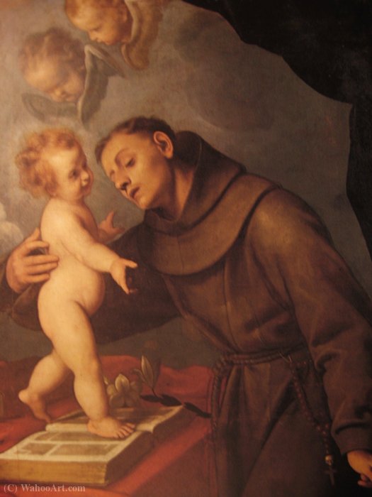 St. Anthony Of Padua With The Child Jesus — Carlo Ceresa